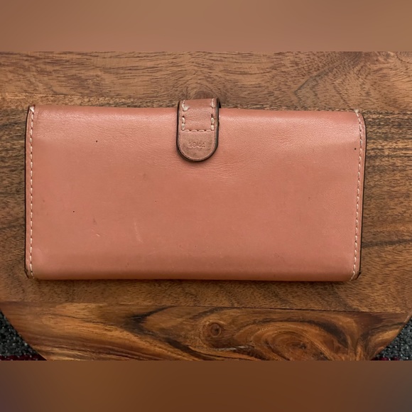 COACH Dusty Rose Glovetanned Leather Swagger 27 Bag & Wallet Set - Picture 11 of 16